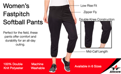 Alleson Softball Pant 605PBW Charcoal